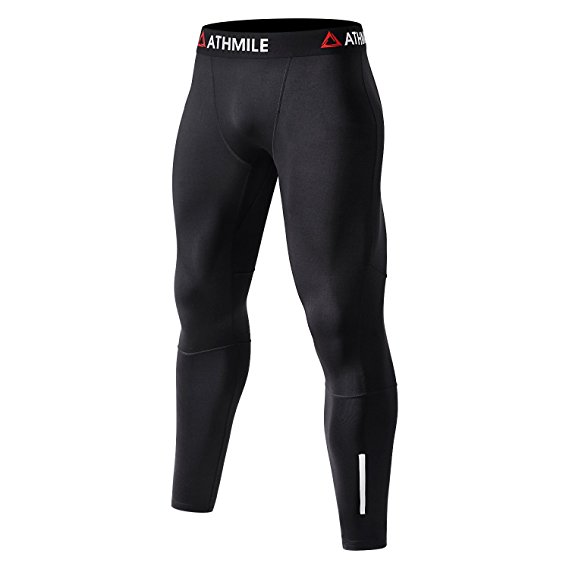 Men's Compression Thermal Fleece Legging,Shirt ,Athletic Warm Compression Sport Running Long Sleeve Fleece Pants/Shirt
