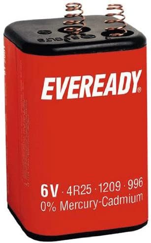 Eveready 4R25 6v Carbon zinco Battery