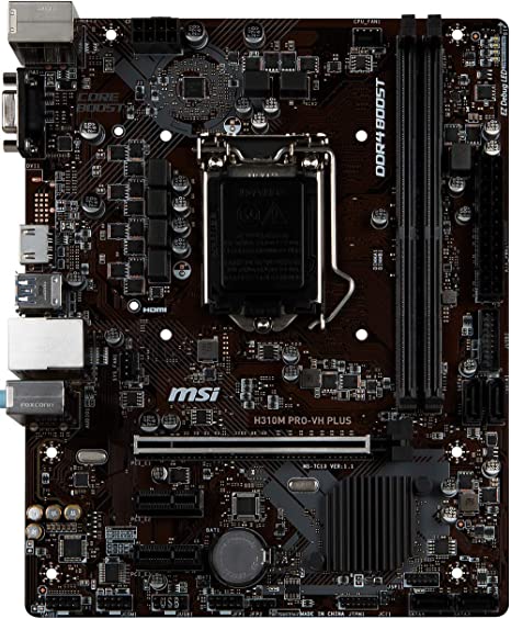 MSI H310M PRO-VH Plus (8th Gen/ 9th Gen Supported, LGA 1151 Socket)