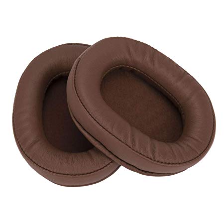 Oriolus Replacement EarPads Ear Cushions for Audio-Technica ATH-MSR7 ATH-M50X ATH-M20 ATH-M40 ATH-M40X SX1 Headphones with Storage Case (Brown)