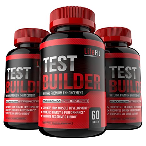 Test Builder - Potent & 100% Natural Testosterone Booster | For Muscle Growth | Increase Stamina | Promotes Healthy Sex Drive and Energy Production | Perfect for Athletes and Active Men
