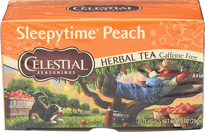 Celestial Seasonings Herbal Tea,Sleepytime Peach,(2 Pack)