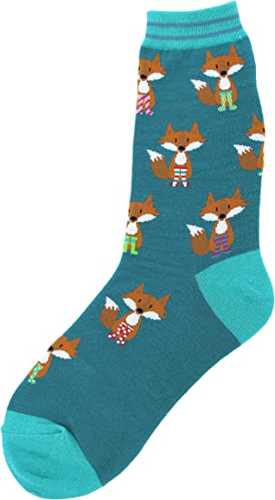Foot Traffic Women's Novelty Animal Socks, Cute and Comfy Socks, Women's Shoe Sizes 4–10