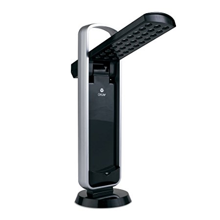 OttLite 290G59 Battery-Operated LED Mobile Task Lamp, Black