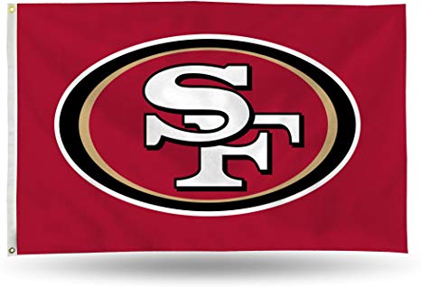 NFL 3-Foot by 5-Foot Single Sided Banner Flag with Grommets