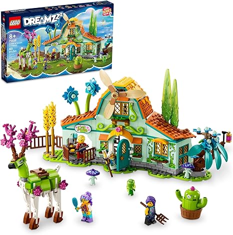 LEGO DREAMZzz Stable of Dream Creatures 71459 Fantasy Animal Toy Set for Kids, 2 Building Options to Create Mythical Flying Pegasus or Forest Guardian, Unique Gift for 8  Year Olds