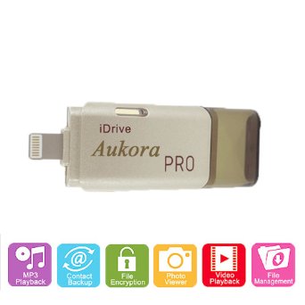 Memory Card Reader for iPhone, Aukora Lightning USB i-Flash Drive Micro SD TF Card Adapter to Add Extra Storage for iPhone 5/5c/5s/6/6 plus/6s/6s plus iPad Air Mini iPod Mac PC Laptop (Gold)