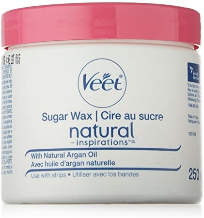 Veet Natural Inspirations Sugar Wax Legs, Face & Body, Sensitive Formula (Packaging May Vary)