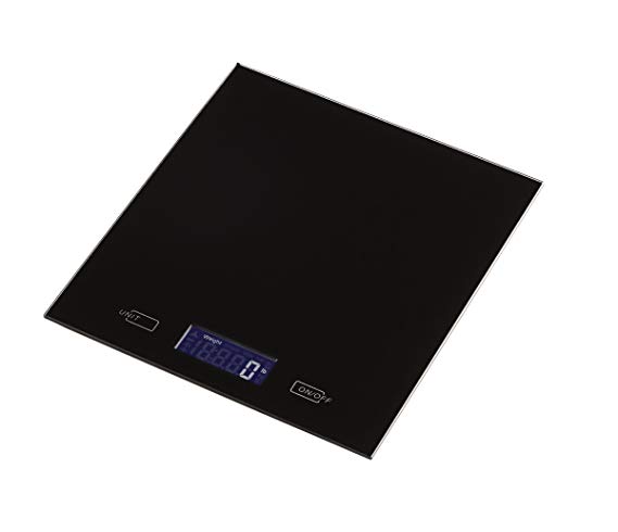 Farberware Professional Glass Top Digital Kitchen Scale, Black