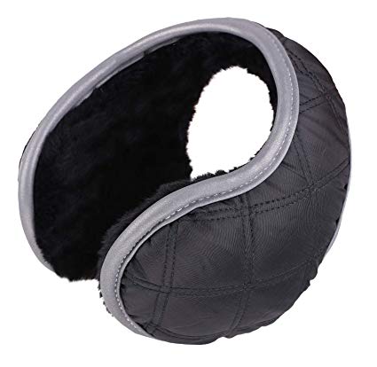 Mens Womens Kids Fleece Lined Winter Earmuffs