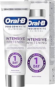 Oral-B Pro 3D White Clinical Intensive Whitening Radiant White Toothpaste 75ml