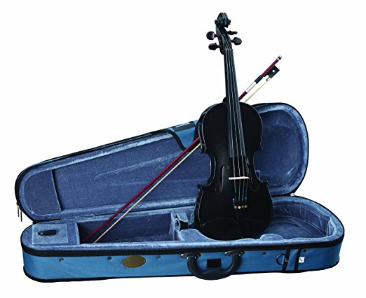 Stentor 1401BK-4/4 Harlequin Series Black Violin Outfit
