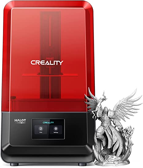 Creality Halot-Lite Resin 3D Printer, 8.9" Monochrome LCD Screen UV 4K Resin 3D Printers with High-Precision Integral Light Fast Printing WiFi Control Easy Slicing, Larger Print Size 7.55x4.72x7.87in