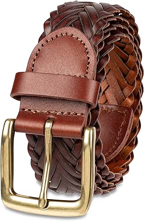 Amazon Essentials Men's Fully Adjustable Braided Belt