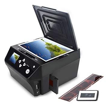 DIGITNOW Photo Scanner Film &Slide Multi-function Scanner with HD 22MP, Convert 135Film/35mm slide/110Film/Photo/Document/Business card to Digital JPG Files,Includes 8GB Memory Card!