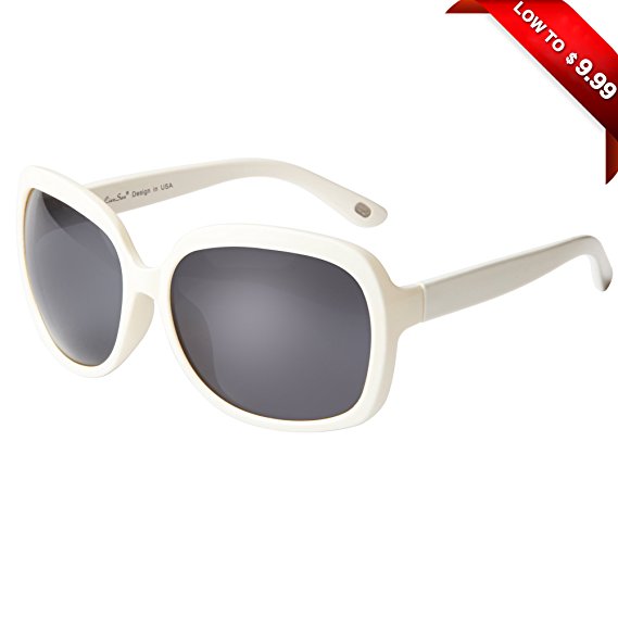 LianSan Women's Oversized Polarized Sunglasses Lsp301