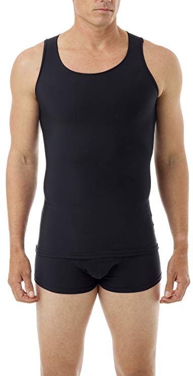 Underworks Mens Microfiber High Performance Compression Tank For Workouts, Sports Training And Shaping 3-Pack