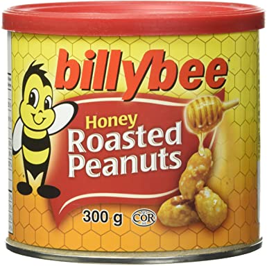 Billy Bee Honey Roasted Peanuts, 300 Grams