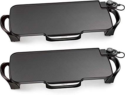 Presto 07061 22-inch Electric Griddle With Removable Handles - 2 Pack