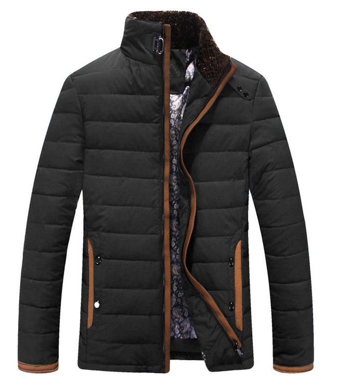 ZSHOW Mens Winter Warm Collar Down Jacket Coat