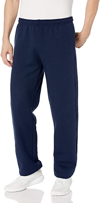 Gildan Men's Fleece Open Bottom Pocketed Pant