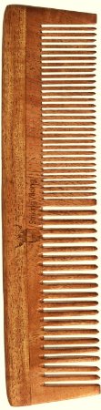Wood Comb from Striking Viking - Anti-Static and Hypoallergenic Wooden Comb - Dual-Sized Teeth for Beards and Head Hair - Heighten Your Grooming Experience Now