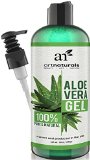 ArtNaturals Aloe Vera Gel for Face Hair and Body - Certified Organic 100 Pure Natural and Cold Pressed 12 Oz - For Sun Burn Eczema Bug or Insect Bites Dry Damaged Aging skin Razor Bumps and Acne