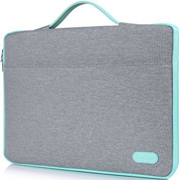 ProCase 14 - 15.6 Inch Laptop Sleeve Case Protective Bag for 15" MacBook Pro 2016, Ultrabook Notebook Carrying Case Handbag for 14" 15" ASUS Acer Lenovo Dell HP Toshiba Chromebook Computers -Light Grey