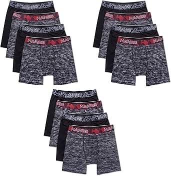 Hanes Men's Boxer Briefs 12-Pack X-Temp 4-way Stretch Mesh Slightly Imperfect