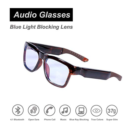 Water Resistant Audio Sunglasses,Fashionable Bluetooth Sunglasses to Listen Music and Make Phone Calls
