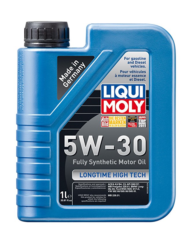 Liqui Moly 2038 Longtime High Tech 5W-30 Synthetic Motor Oil - 1 Liter Bottle