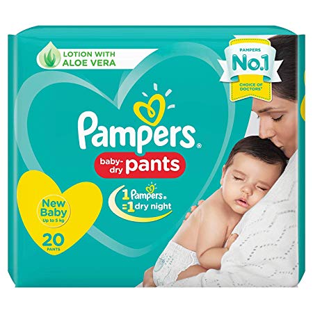 Pampers New Diapers Pants, New Baby (20 Count)