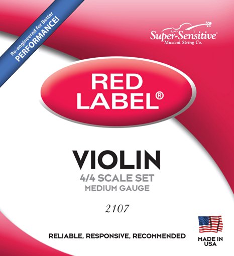 Super Sensitive Super Sensitive Steelcore 4/4 Violin Strings: Set