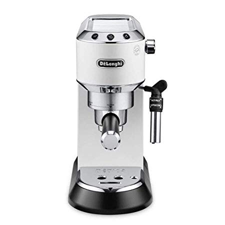 De'Longhi EC685.W Dedica Style Pump Espresso, Metal, 1.45 W, 1 Liter, White