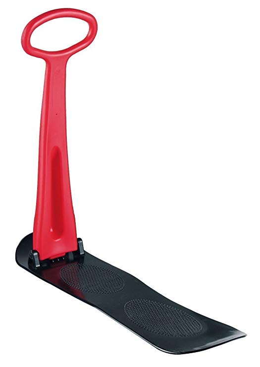 Kingmys Snowboard Scooter for Kids Folding Snow Ski Sled with Grip Handle