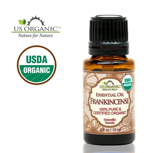US Organic 100 Pure Frankincense Essential Oil - USDA Certified Organic - 15 ml