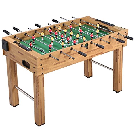 Yaheetech 48'' Deluxe Foosball Table Soccer Arcade Game Table Soccer Table Game Room Football Table Sports