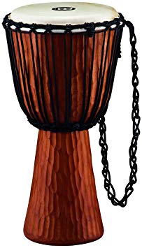 Meinl Percussion HDJ4-L Nile Series Headliner Rope Tuned Djembe, Large: 12-Inch Diameter