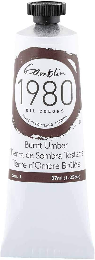 Gamblin 1980 Oil Burnt Umber 37Ml