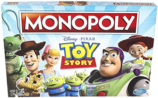 Monopoly Toy Story Board Game Family and Kids Ages 8