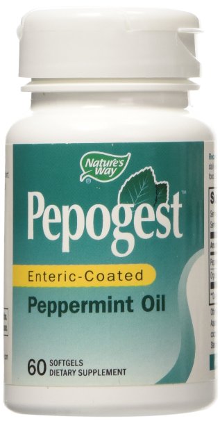 Nature's Way - Pepogest Ec Peppermint Oil, 60 softgels