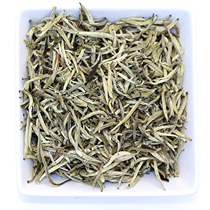 Tealyra - Imperial Yunnan Silver Needle - White Loose Leaf Tea - Organically Grown - Caffeine Level Low - 100g (3.5-ounce)