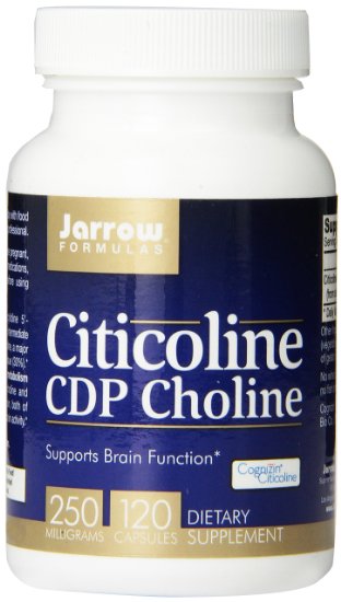 Jarrow Formulas Citicoline CDP Choline 250mg 120 Count