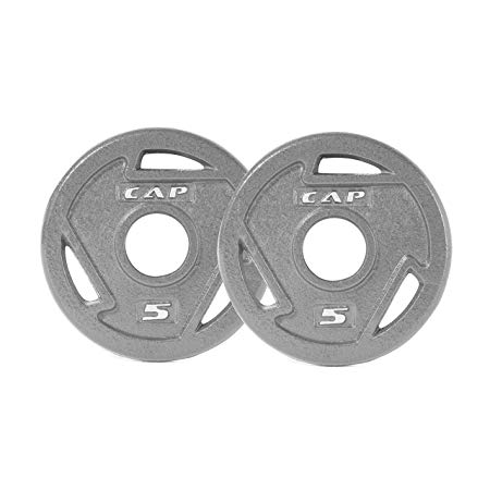 CAP Barbell 2-Inch Olympic Grip Plate, Various Sizes