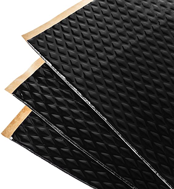 Noico Black 80 Mil 36 Sq Ft Car Sound Deadening, Butyl Automotive Deadener Restoration mat and Noise dampening Insulation