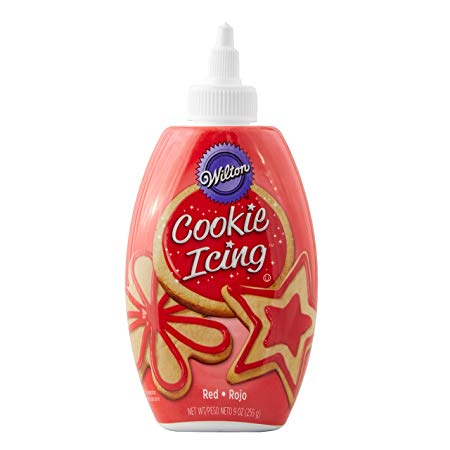 Wilton 704-0142 Cookie Icing 9oz, Red