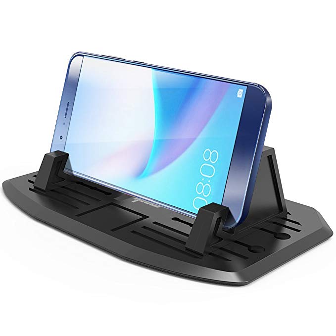 Update Version,Ipow Car Silicone Pad Dash Mat Cell Phone Car Mount Holder Cradle Dock For Phone Samsung S5/S4/S3/iPhone 4/5/5s/6/6S(plus),Table PC Holder