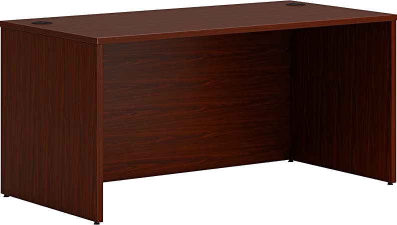 HON Mod Desk Shell, 60 x 30 x 29, Mahogany