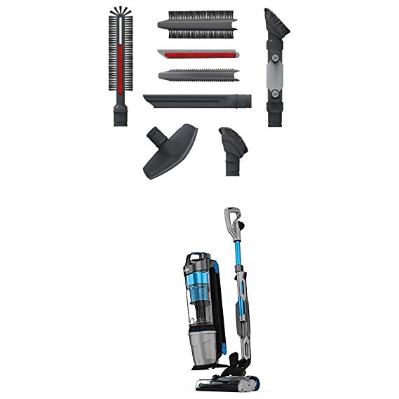 Vax Genuine New Type 2 Pro Cleaning Kit, Grey with UCPESHV1 Air Lift Steerable Pet Vacuum Cleaner, 1.5 Liters, Black/Blue [Energy Class A]