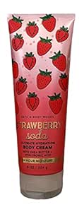 Bath and Body Works Strawberry Soda Ultra Shea Hydrating Body Cream 8 oz / 226 g